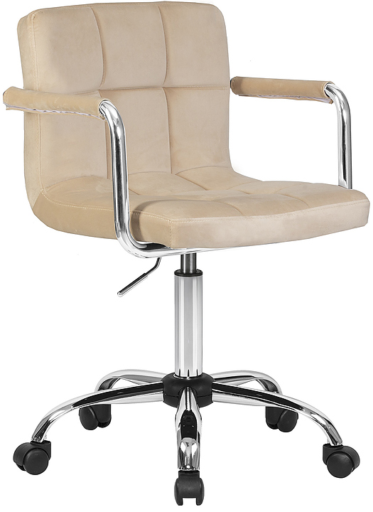 Кресло офисное для персонала DOBRIN 9400-LM-N TERRY (бежевый велюр) 2 шт.