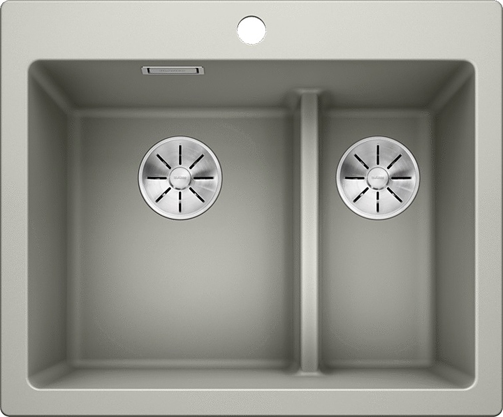 Кухонная мойка Blanco Pleon 6 Split Silgranit жемчужная