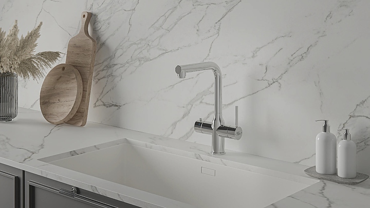 Система мгновенного кипячения воды 4 в 1 ArtisanTech Aquahot Modena Chrome (хром)