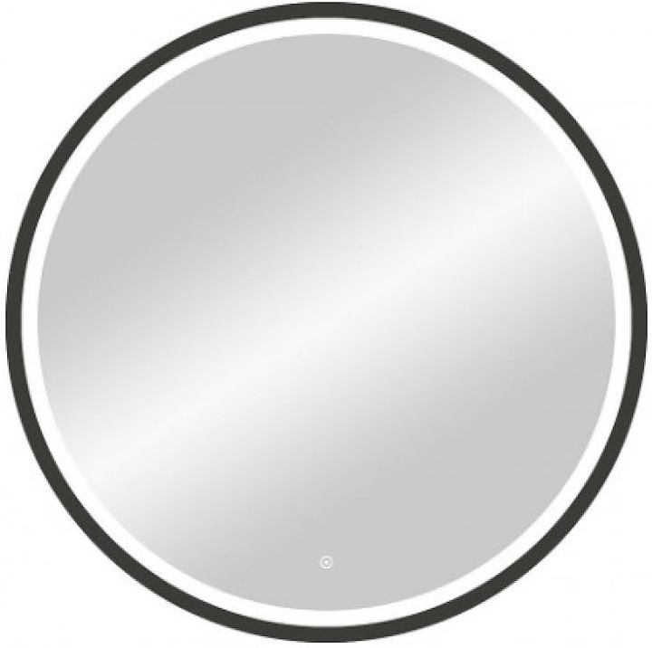 Зеркало Art&Max Livorno AM-Liv-600-DS-F-Nero 60х60 см