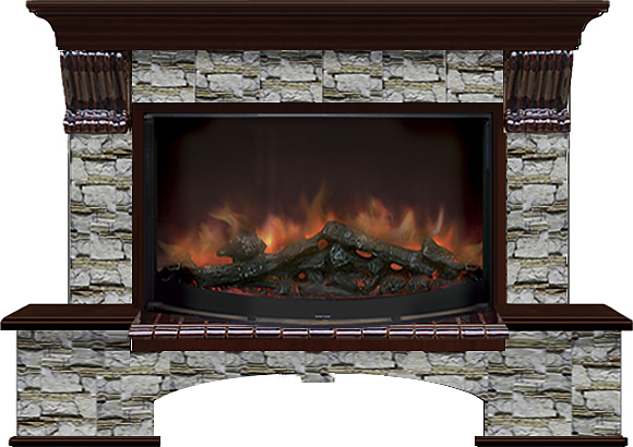 Камин Glenrich Бостон К R 86 Алтай дуб 46