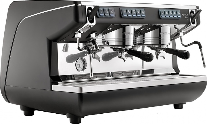 Кофемашина автоматическая Nuova Simonelli Appia Life 2gr V 220V black+low groups+economizer