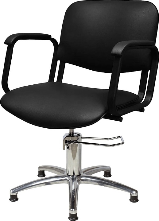 Кресло парикмахерское Имидж Мастер КОНТАКТ ПЛЮС гидравлика черное