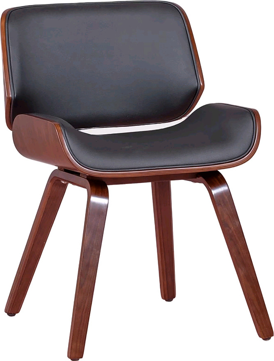 Стул Hesby Harmony Echo (полимер / фанера) черный / коричневый