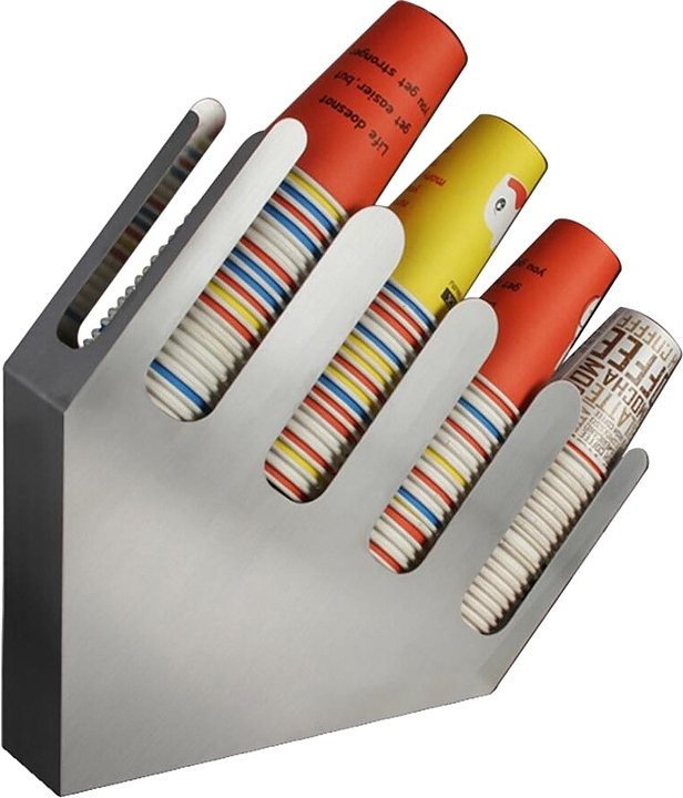 Диспенсер для кофейных аксессуаров P.L. Barbossa S0565 30х10х40 см (нерж. сталь)