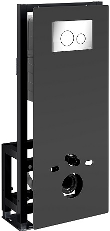 Система инсталляции для подвесного унитаза Wasserkraft Glan 66TLT.010.ME.BL.CH02