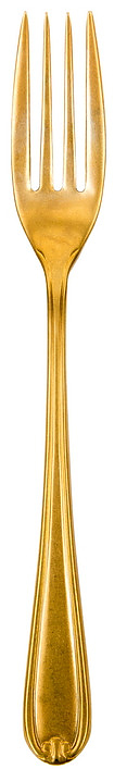 Вилка столовая Narin Anatolia retro gold 24k 21 см, нержавеющая сталь