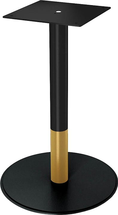 Подстолье Sheffilton SHT-TU43 (металл) черный муар / золото