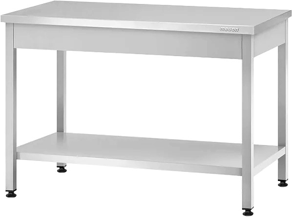 Стол производственный Mecon Profi Ral СПРп 600х800х860 мм, сплошная полка