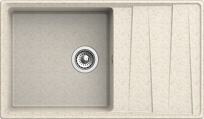 Кухонная мойка GranFest Level GF-LV-860L бежевый