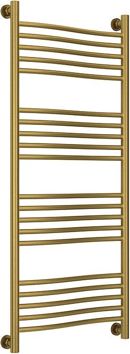 Полотенцесушитель водяной Сунержа Флюид + 120x50 см состаренная латунь