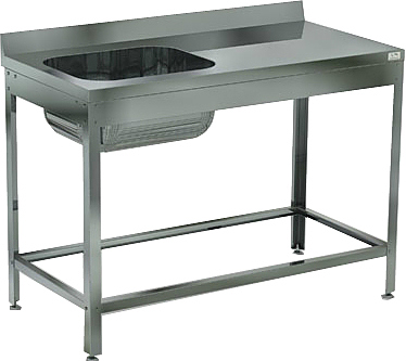 Ванна моечная КОБОР ВМЦР/1-140/70 Л/П