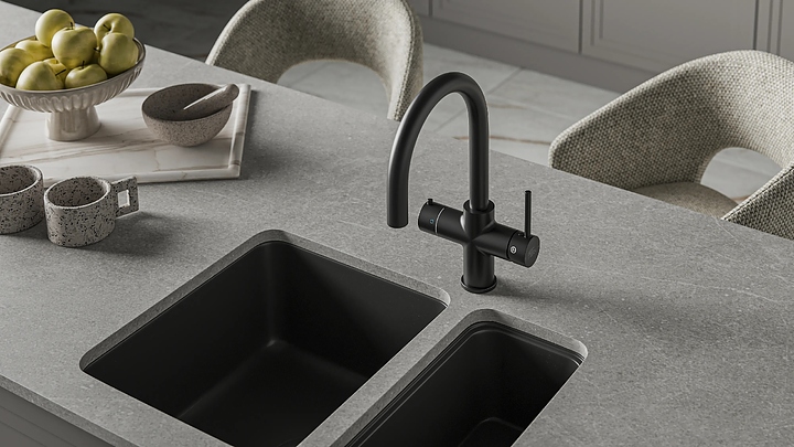 Система мгновенного кипячения воды 5 в 1 ArtisanTech Aquahot Montblanc BM (черный матовый)