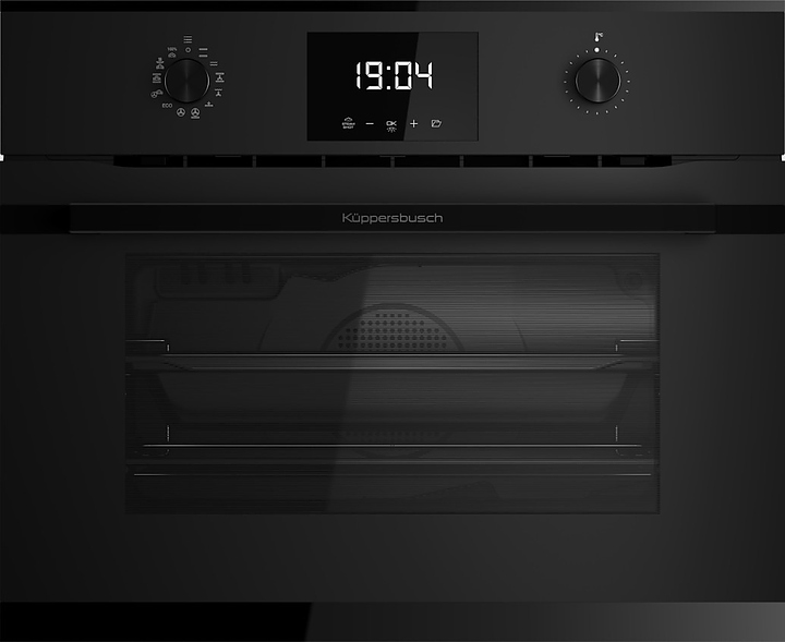 Духовой шкаф с паром Kuppersbusch CBD 6340.0 KSM6 Matt Black 3200 Вт 44 л 595х559х455 мм черный