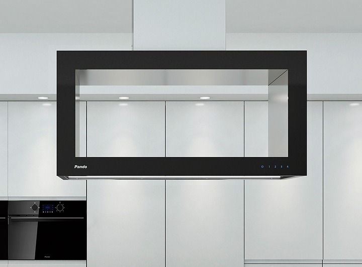 Вытяжка кухонная Pando I-960/100 IX-CR.NE.BR V.1250 ECO SEC