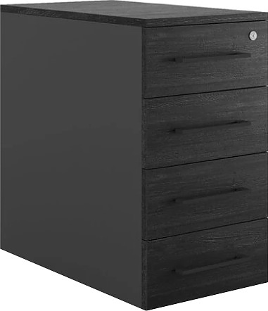 Тумба приставная КОБОР TS4-40/70 black/wood