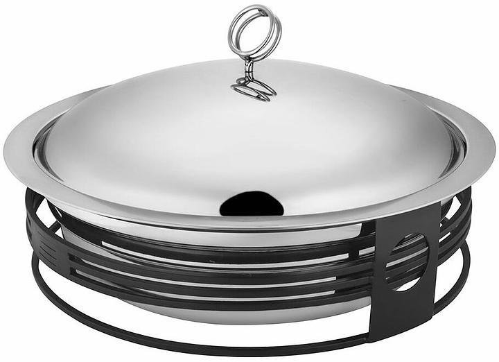Блюдо для подачи P.L. Proff Cuisine Hotelware  DCD 9261 SS d 45,5 см