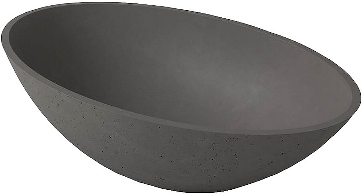 Раковина Holbi Dione Nano Concrete 59х35,5 см, бетон