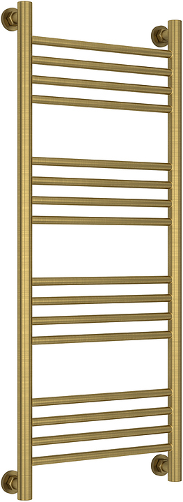 Полотенцесушитель водяной Сунержа Богема+ 100x40 см с прямой перемычкой, состаренная латунь