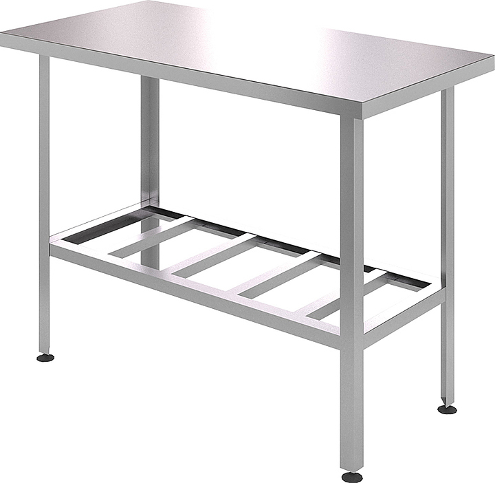 Стол производственный CRYSPI СРЦЦ Э РП 800х700х870