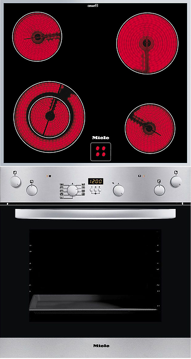 Встраиваемый зависимый комплект Miele H 4112 E сталь