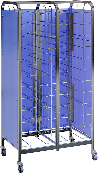 Тележка-шпилька для подносов Restoinox ТШРЗППР-12х2/360/540