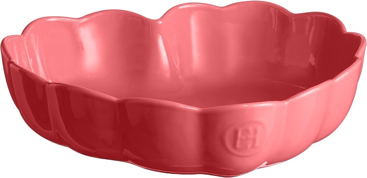 Форма для запекания и подачи Emile Henry 476153 1800 мл 26,5х24,5 см h=6,5 см (керамика) розовая