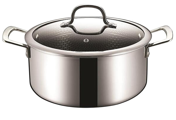 Кастрюля P.L. Proff Cuisine New Kitchen Grid 81280232 2.6 л 20х9 см нержавеющая сталь, индукция