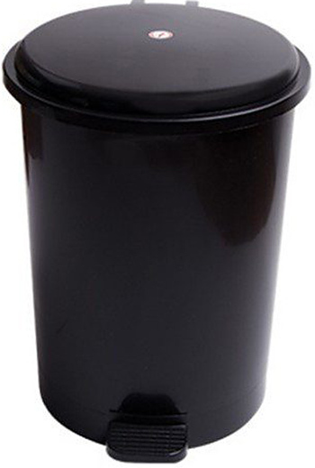 Контейнер для мусора TELKAR 40019 25 л черный