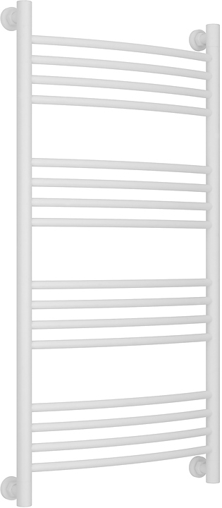Полотенцесушитель водяной Сунержа Богема+ 100x50 см с выгнутой перемычкой, матовый белый