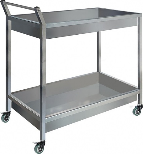 Тележка для сбора посуды Finist ТСП 900х600х850 мм 2 поддона