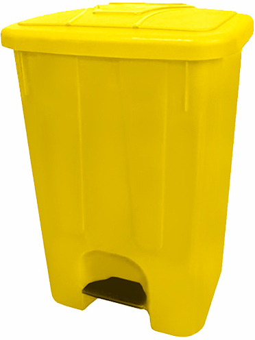 Контейнер для мусора TELKAR 50013 40 л желтый