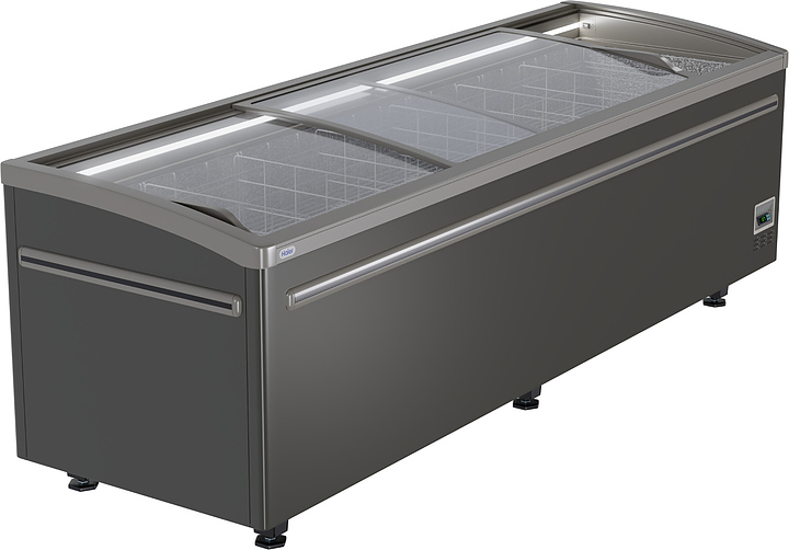 Ларь-бонета Haier GTS2500G с разделителями, серая