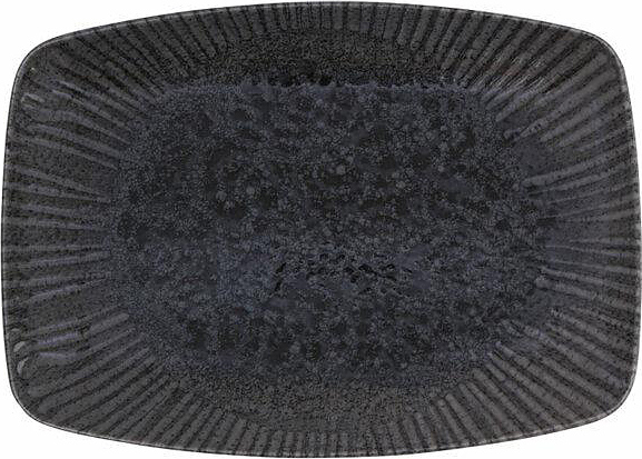 Блюдо прямоугольное Porland Iris Grey 118432 320x230 мм