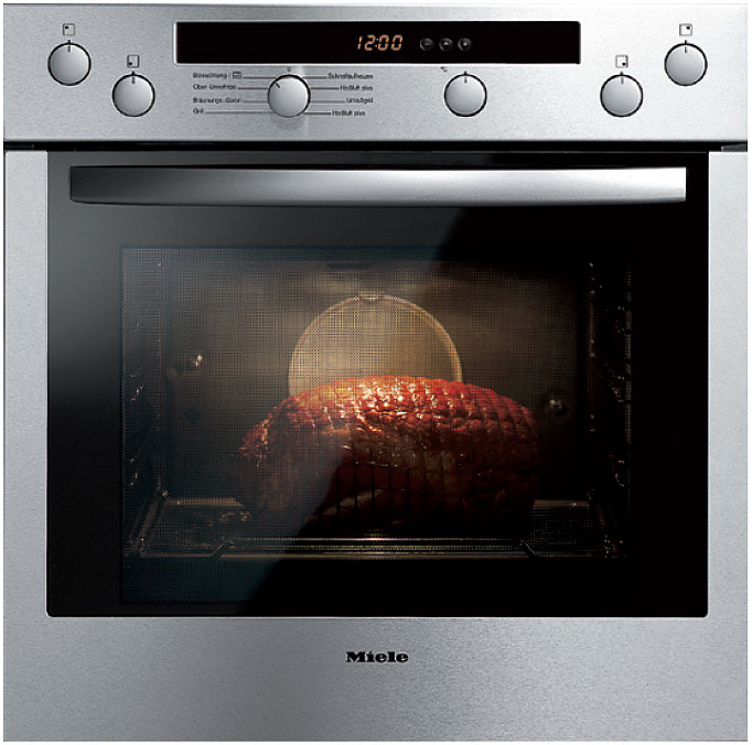 Зависимый электрический духовой шкаф Miele H 4171 EP сталь