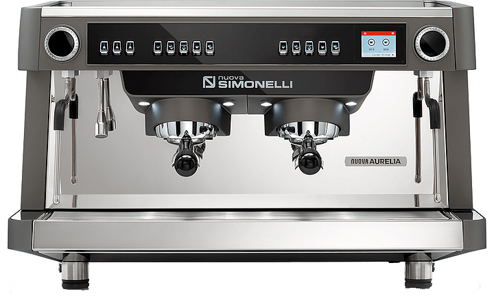 Кофемашина Nuova Simonelli Nuova Aurelia MP 2Gr 220V Metallic grey+high groups+C-Automation+ E-milk technology