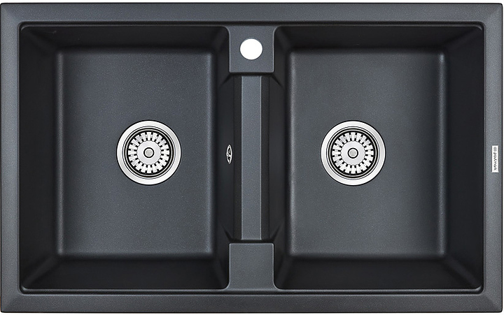 Мойка кухонная Paulmark Zwilling PM238150-BLM черный металлик