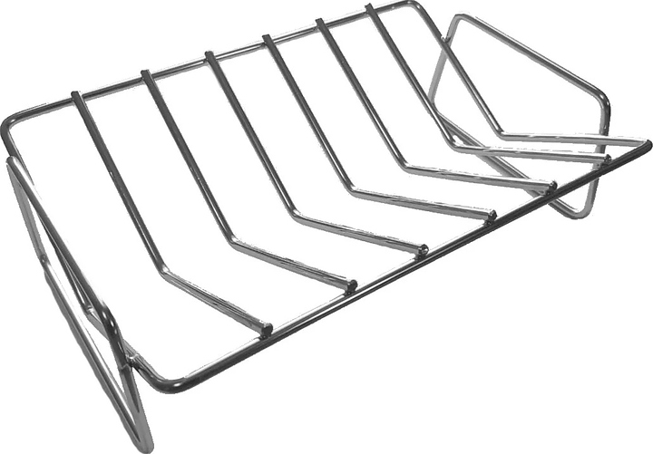 Подставка двусторонняя для ребрышек Green Kamado для гриля M, 7 секций