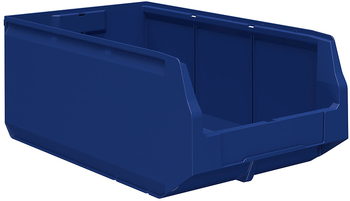 Контейнер iPlast Logic Store N2 500х300х200 мм с отверстиями для перегородок, синий