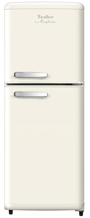 Двухкамерный холодильник TESLER Margherita RT-110 IVORY 110 л, слоновая кость