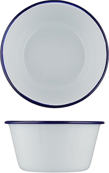 Салатник Sunnex CEB2048 Blue Rim 1250 мл d=17,5 см h=8 см (эмалированная сталь)