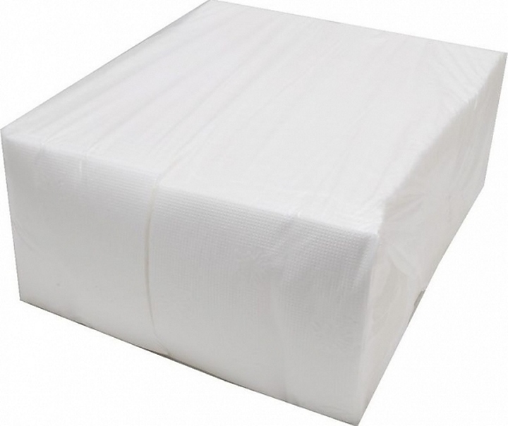 Салфетки бумажные Merida КЛАССИК 2-слойные, белые, 17х18 см, 9600 шт.