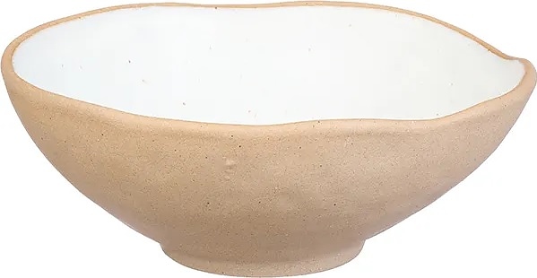 Салатник Kunstwerk Grasp 20728/white 280 мл d=14 см h=5,5 см (керамика) белый