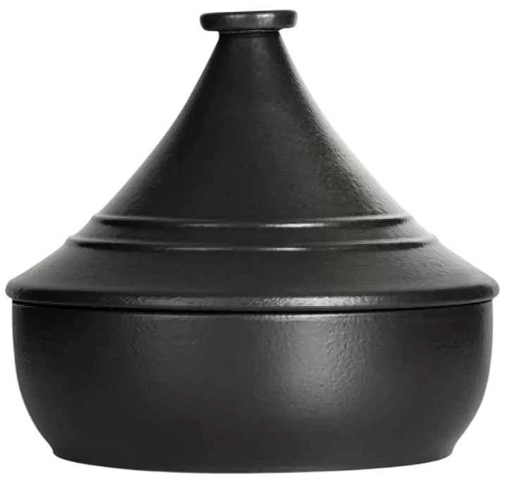 Мини-тажин для запекания Emile Henry Solo 77622  d 160 мм h 150 мм керамика, черный