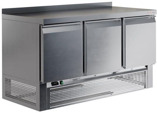 Стол холодильный Restoinox SHS-111GNE-B с бортом