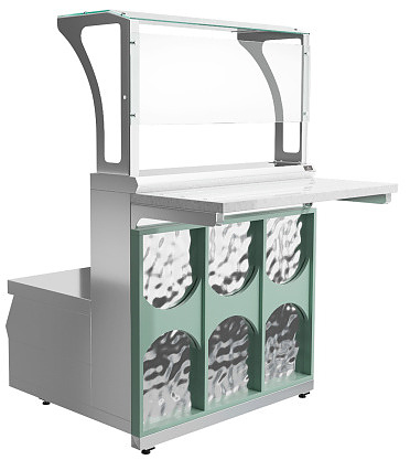 Мармит первых блюд под электрические супницы Luxstahl МПН (С) -900 Premium Mirror (Зеркало)