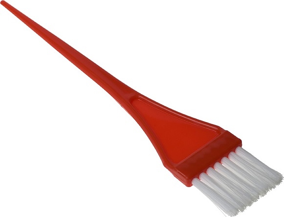 Кисть для окрашивания Eurostil 00101/01, узкая красная