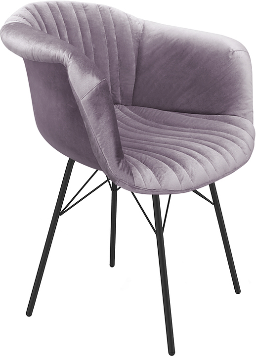 Стул Sheffilton SHT-ST31-C1/S64 ледяная лаванда / черный муар