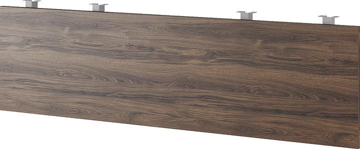 Нижний подвесной экран КОБОР EN-180 aluminum/charlston (ЛДСП)