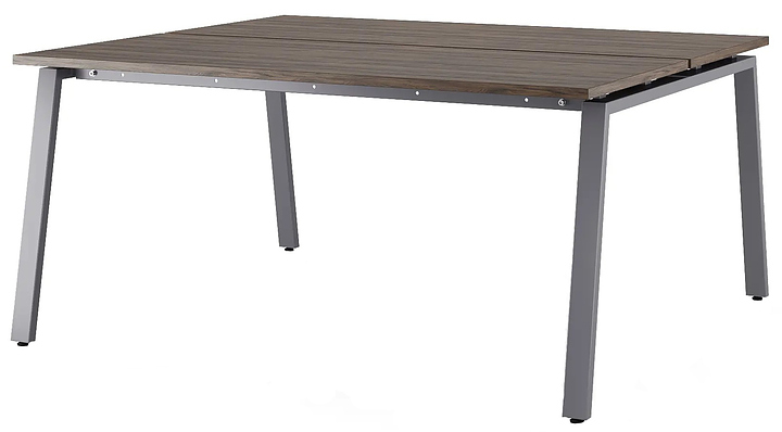 Стол офисный КОБОР A/2-140/140 graphite/charlston